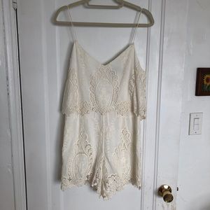 Dolce Vita Lace Romper